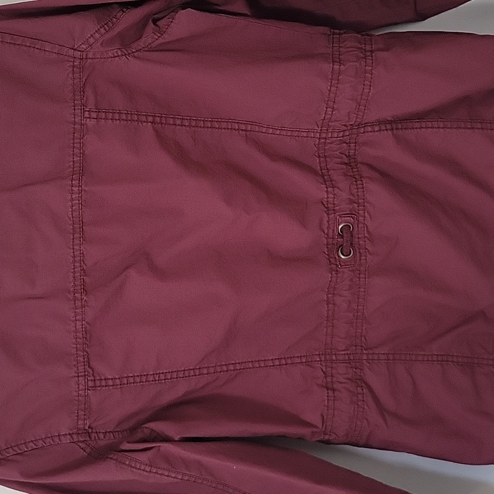 Sonoma Women's Burgundy Jacket, Size Medium - Picture 6 of 8